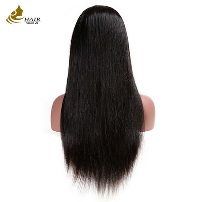 Mặt trước tóc con người tóc quai tóc giả thẳng 100% Virgin Peruvian