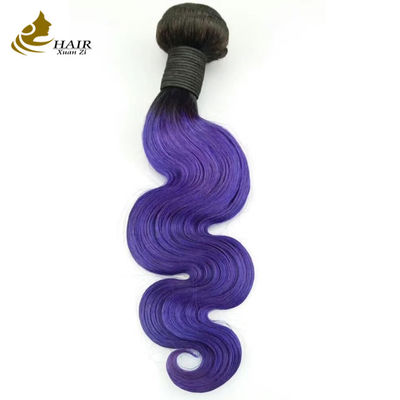 Màu tím, màu sóng, màu đen, tóc con người, 26 inch, tóc xoăn.