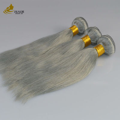 100% Virgin Ombre Human Hair Extensions Invisi Tape màu xám