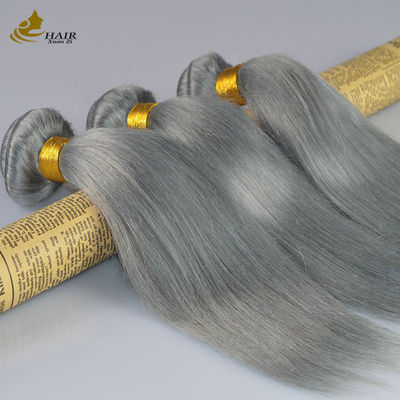100% Virgin Ombre Human Hair Extensions Invisi Tape màu xám