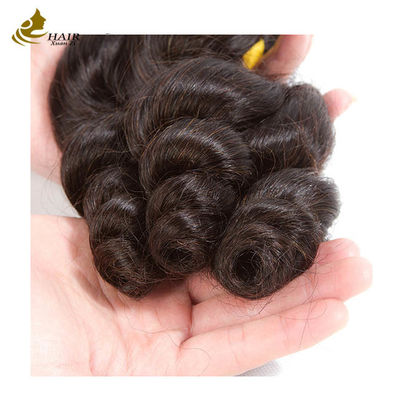 Loose Wave Virgin Human Hair Bundles 100% Remy Natural Black Hair Extensions
