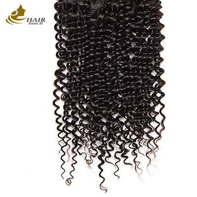 Bồ Đào Nha 4x4 Human Hair Lace Closure Swiss Kinky Curly Closure