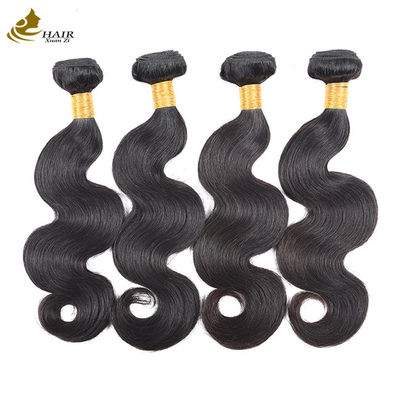 Virgin Remy tóc Brazil 10 Inch đen tóc con người gói đan