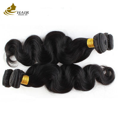 Màu trắng 12A Virgin Human Hair Bundles 14 Inch Peruvian Weave