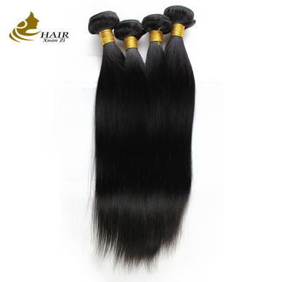 Sản phẩm tự nhiên Đen thẳng tóc con người Weft Extension Brazil Remy Hair Bundle