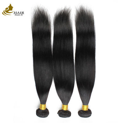 100% tóc người Brazil 36 inch gói với đóng cửa màu tự nhiên
