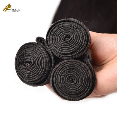 Tóc người chưa qua xử lý 100% Virgin, búi tóc màu tự nhiên, tóc thẳng, có mái