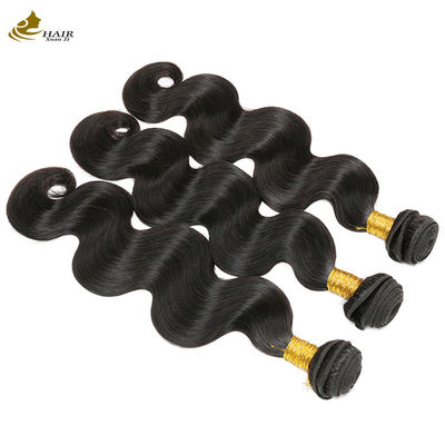 Oem Remy Human Hair Extensions Bundles Weft Raw Body Wave Hair Bundles With Closure (Màu tóc của con người được mở rộng)