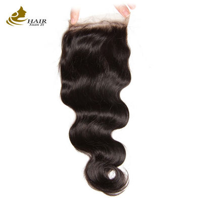 Oem Remy Human Hair Extensions Bundles Weft Raw Body Wave Hair Bundles With Closure (Màu tóc của con người được mở rộng)