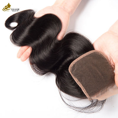 Oem Remy Human Hair Extensions Bundles Weft Raw Body Wave Hair Bundles With Closure (Màu tóc của con người được mở rộng)