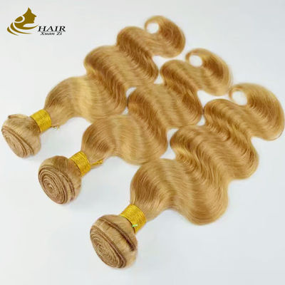 Brown Remy Ombre Hair Extensions Body Wave Bundles With Lace Closure (Màn mở rộng tóc người màu nâu)