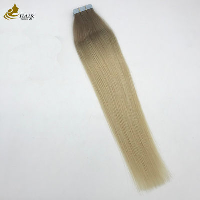 Chiếc tóc nhẹ Ombre Copper Hair Extensions cho tóc mỏng