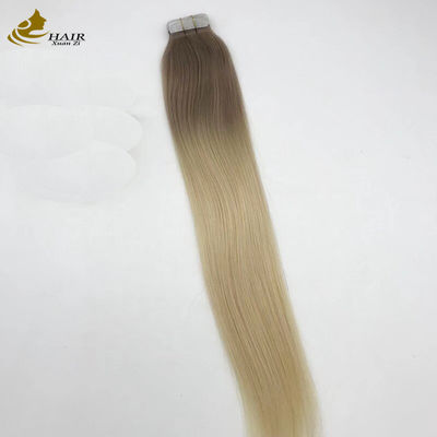 Chiếc tóc nhẹ Ombre Copper Hair Extensions cho tóc mỏng