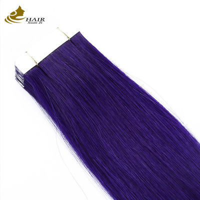 Brazilian Double Tape In Hair Extensions 30 inch màu tím