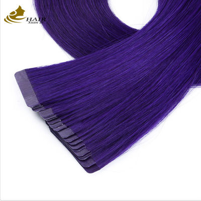 Brazilian Double Tape In Hair Extensions 30 inch màu tím