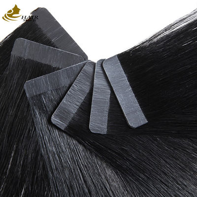 Black Invisible Tape In Hair Extensions Một mặt 100g Virgin Human Hair Extensions