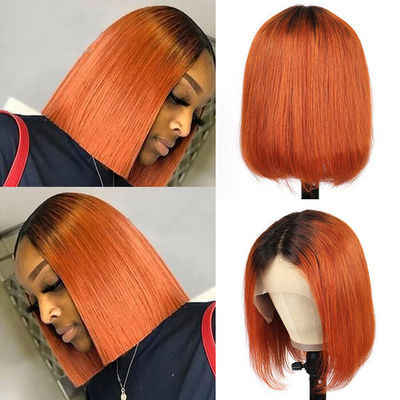 Full Lace Front 613 Wig Human Hair Short Bob Wigs 130% mật độ