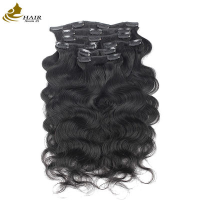 Màu sắc Clip không may trong tóc Extensions cơ thể sóng 18 inch