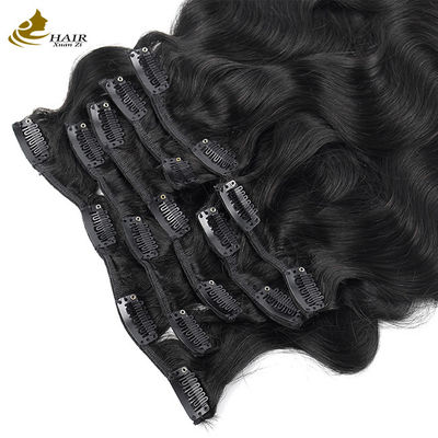 Màu sắc Clip không may trong tóc Extensions cơ thể sóng 18 inch