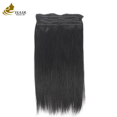 Brazilian Long Straight Hair Weave Black Auburn Human Hair Bundles Clip In (Màu tóc dài thẳng của người Brazil)