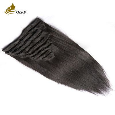 Brazilian Long Straight Hair Weave Black Auburn Human Hair Bundles Clip In (Màu tóc dài thẳng của người Brazil)