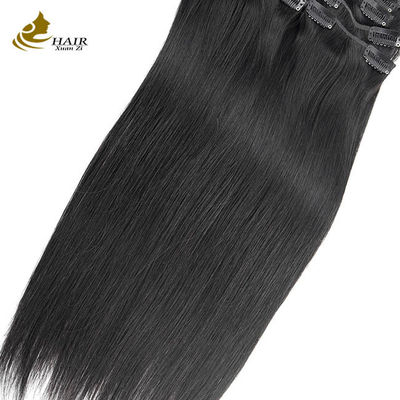 Brazilian Long Straight Hair Weave Black Auburn Human Hair Bundles Clip In (Màu tóc dài thẳng của người Brazil)