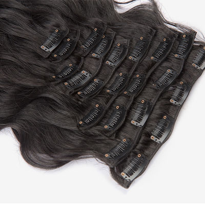 Human Remy Body Wave 18 Inch Curly Clip In Hair Extensions (tạm dịch: