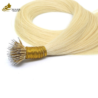 18 inch Nano Ring Human Hair Extensions Keratin U Tip tùy chỉnh