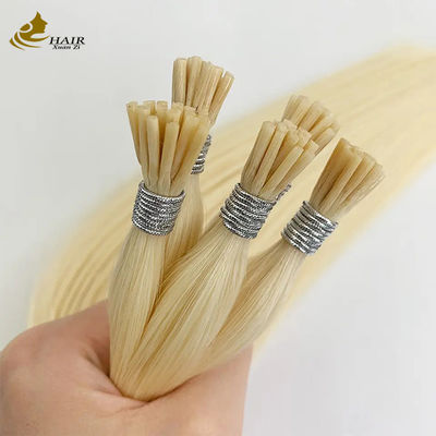Indian Remy Keratin Prebonded Hair Extensions I Tip tùy chỉnh