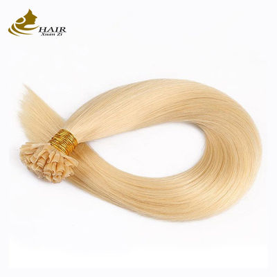 OEM U Tip 100 Virgin Human Hair Extensions 30 Inch Hair Extensions được đính kèm trước