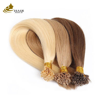 OEM U Tip 100 Virgin Human Hair Extensions 30 Inch Hair Extensions được đính kèm trước