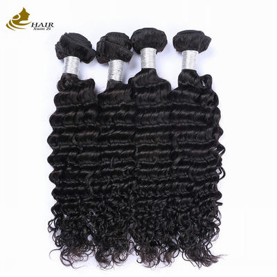 Deep Wave Yaki Human Hair Bundles And Closure 30 inch tùy chỉnh