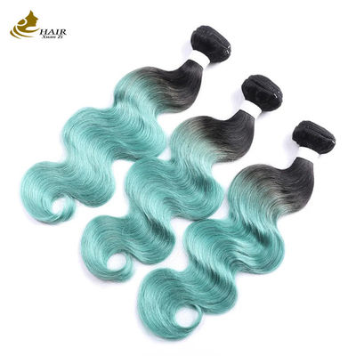 1B Màu xanh Brazil Highlight Body Wave Brazil Virgin Raw Remy Ombre Human Hair Bundles