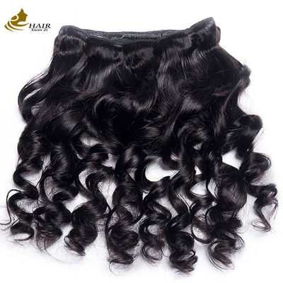 Loose Wave Brazilian Kinky Curly Virgin Hair Packs Với Khóa Dây Mặt Trận