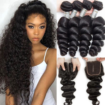Remy Brazilian Human Hair Bundle Pack 10A 95g-100g tùy chỉnh