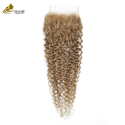 27 Đen màu Mờ tóc con người Extensions Curly Virgin 100g / gói