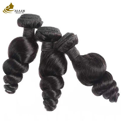 Loose Wave Brazilian Human Hair Bundle Natural Black Hair Extensions (Màn mở rộng tóc đen tự nhiên)