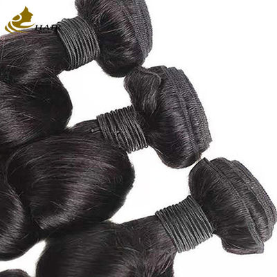 Loose Wave Brazilian Human Hair Bundle Natural Black Hair Extensions (Màn mở rộng tóc đen tự nhiên)