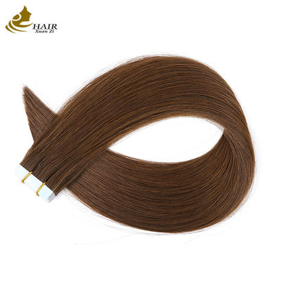 Sản phẩm bán buôn Virgin Russian Hair 100% Remy Cuticle Hair Tape in Hair Extension