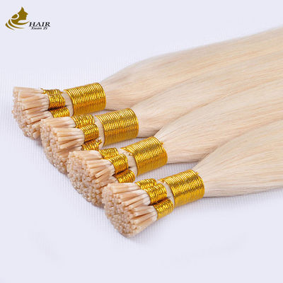 100% tóc nguyên sinh của người châu Âu Keratin Fusion I Tip Hair Extension