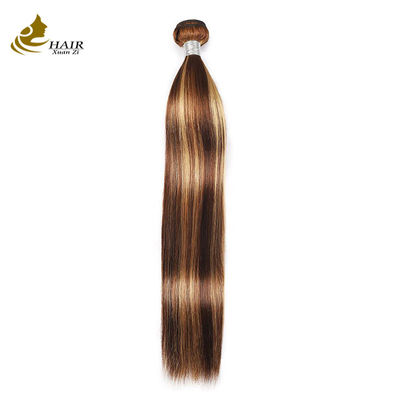 chất lượng Piano 4/27 Ombre Human Hair Extensions Đánh dấu 100 gói tóc người trinh nữ nhà máy sản xuất