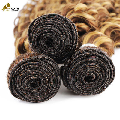 Piano 4/27 Ombre Extensions tóc con người Deep Wave Hair Bundles