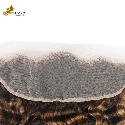 Piano 4/27 Deep Wave Lace Frontal Closure Tóc Brazil Màn thông minh 13X4