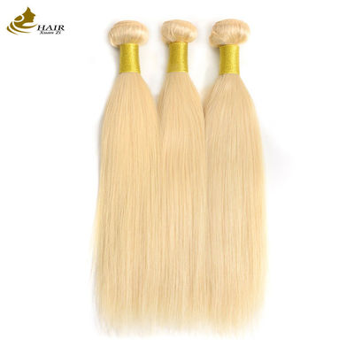 Sản xuất trực tiếp bán Brazil Virgin Human Hair 613# tóc vàng thẳng gói
