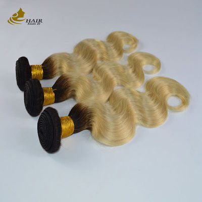 613 Blonde Virgin Human Hair Bundles Weft Extensions With Closure Với vận chuyển nhanh