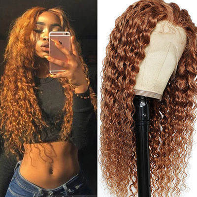 Deep Wave Full Lace Human Hair Wigs cho vẻ ngoài và cảm giác tự nhiên