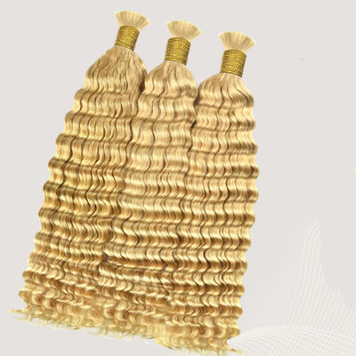 Hai lần kéo sóng sâu tóc con người khối lượng cho đan 613 Màu vàng