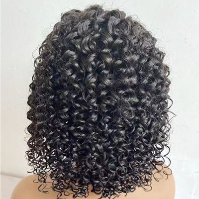 Đồ bán buôn 13X6 13X4 HD Brazil Curl Transparent Lace Human Front Hair Wig