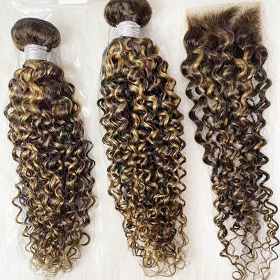 Không chế biến Brazil trực tiếp bán buôn Ombre Hair Extensions Weave Bundles
