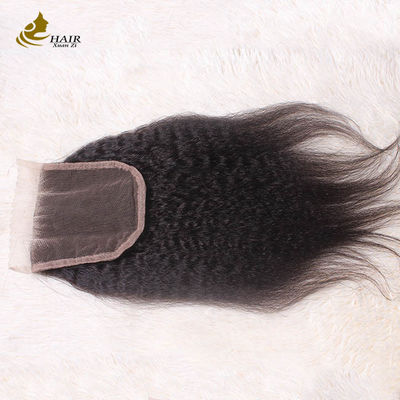 Nhập mặt hàng bán buôn Đen màu đen tự nhiên Cáp vỏ đồng đều Virgin Ấn Độ Kinky thẳng tóc con người